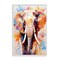 Stupell Industries Wild Elephant Bull Framed Giclee, design by Ray Powers